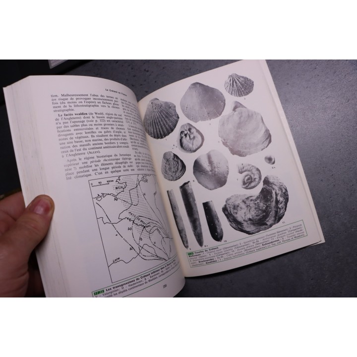 Ch. Pomerol - Stratigraphie et Paleogeographie - 3 volumes: PRECAMBRIEN, ERE PALEOZOIQUE - ERE MESOZOIQUE - ERE CENOZOIQUE
