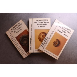 AMMONITES des terres noires et des Grands Causses - T1: toarcien moyen et sup - T2: domérien -  T3: carixien, toarcien sup.