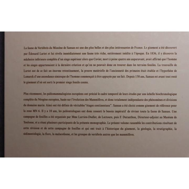 L. Ginsburg, 2000: La faune miocéne de Sansan et son environnement - mémoire du museum national d'histoire naturelle - TOME 183