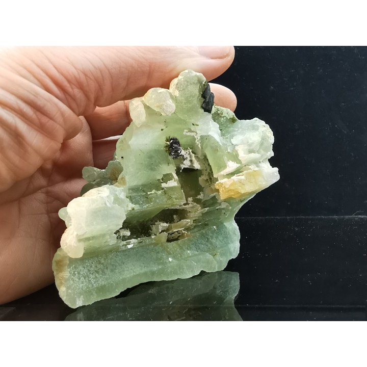 Périmorphose de prehnite après anhydride  Bindougou, Diakon, Kayes, Mali