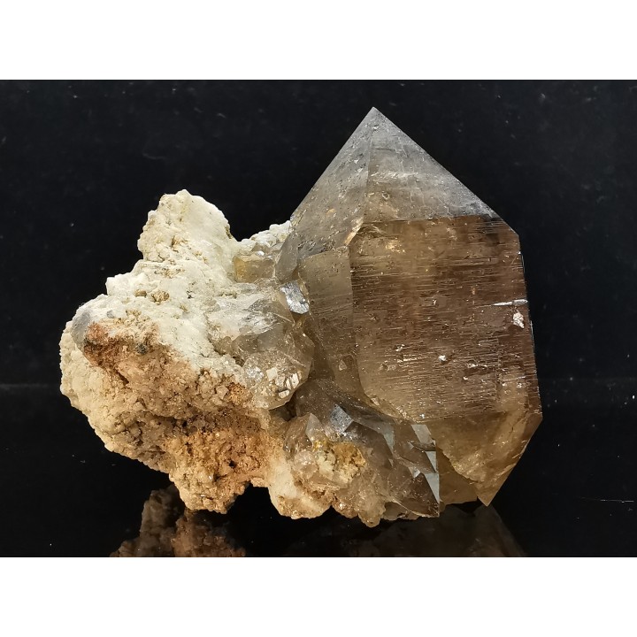 Quartz fumé  Les Rochassiers - MONT BLANC - FRANCE