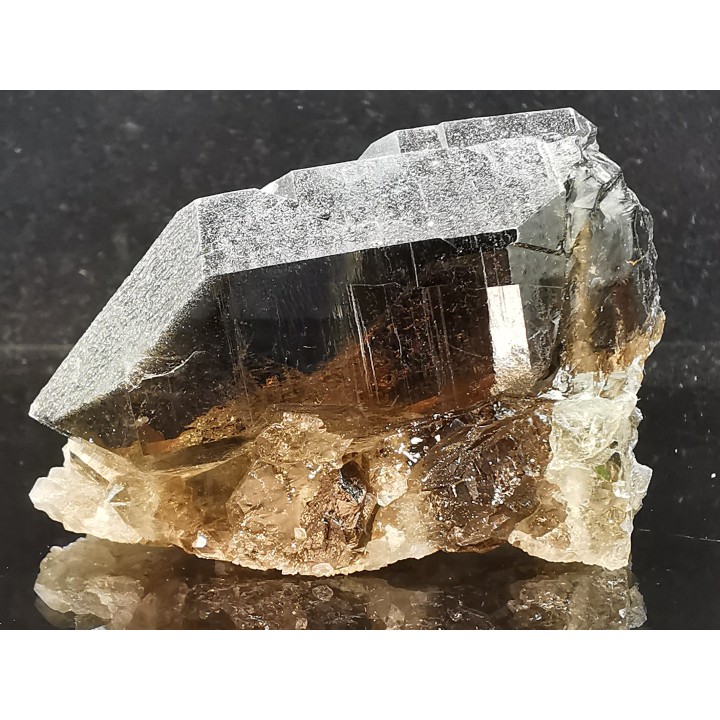 Quartz fumé  Les Rochassiers - MONT BLANC - FRANCE