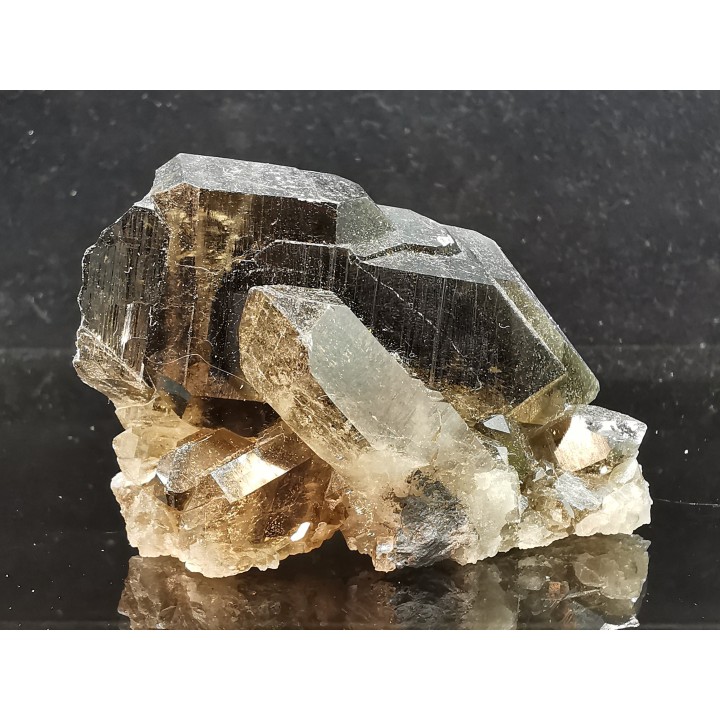 Quartz fumé  Les Rochassiers - MONT BLANC - FRANCE