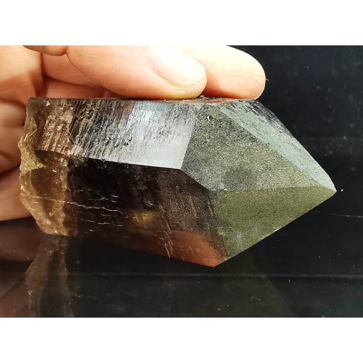 Quartz fumé  Les Rochassiers - MONT BLANC - FRANCE