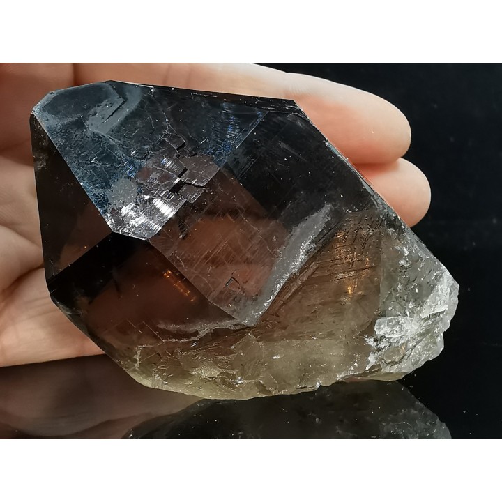 Quartz fumé  Les Rochassiers - MONT BLANC - FRANCE