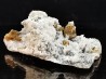 sphalerites orange avec quartz  haus Rappolstein vein,  Sainte Marie Aux Mines, Alsace - FRANCE