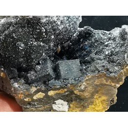 Fluorite et quartz  le Franciman mine  Sint Jean de Jeannes, Paulinet - Tarn - FRANCE