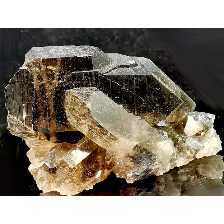 Quartz fumé  Les Rochassiers - MONT BLANC - FRANCE
