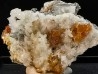 sphalerites orange avec quartz  haus Rappolstein vein,  Sainte Marie Aux Mines, Alsace - FRANCE