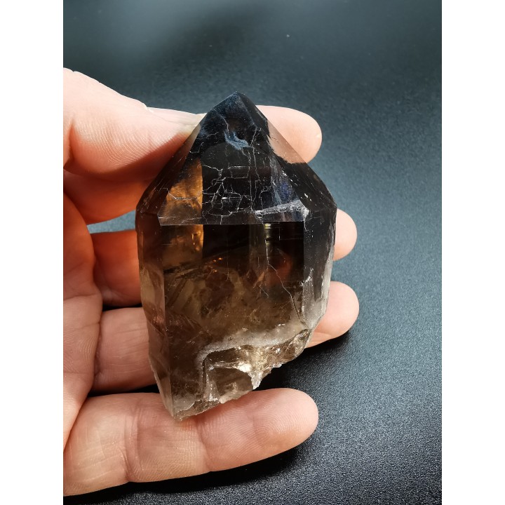 Quartz fumé  Les Rochassiers - MONT BLANC - FRANCE