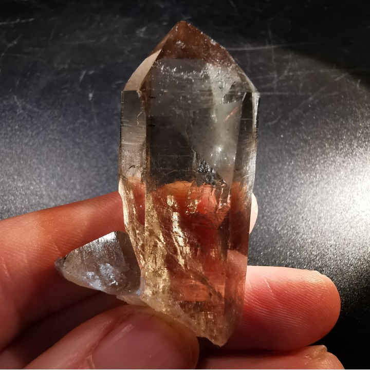 Quartz fumé  Les Rochassiers - MONT BLANC - FRANCE