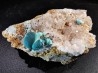 Malachite - Quartz  Bouque payrol, Camares,  Aveyron,  France