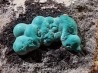 Malachite - Quartz  Bouque payrol, Camares,  Aveyron,  France