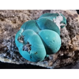 Malachite - Quartz  Bouque payrol, Camares,  Aveyron,  France
