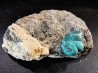 Malachite - Quartz  Bouque payrol, Camares,  Aveyron,  France