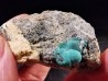 Malachite - Quartz  Bouque payrol, Camares,  Aveyron,  France