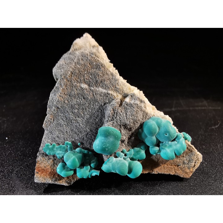 Malachite - Quartz  Bouque payrol, Camares,  Aveyron,  France