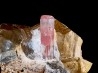 Tourmaline rubellite sur quartz Pakistan