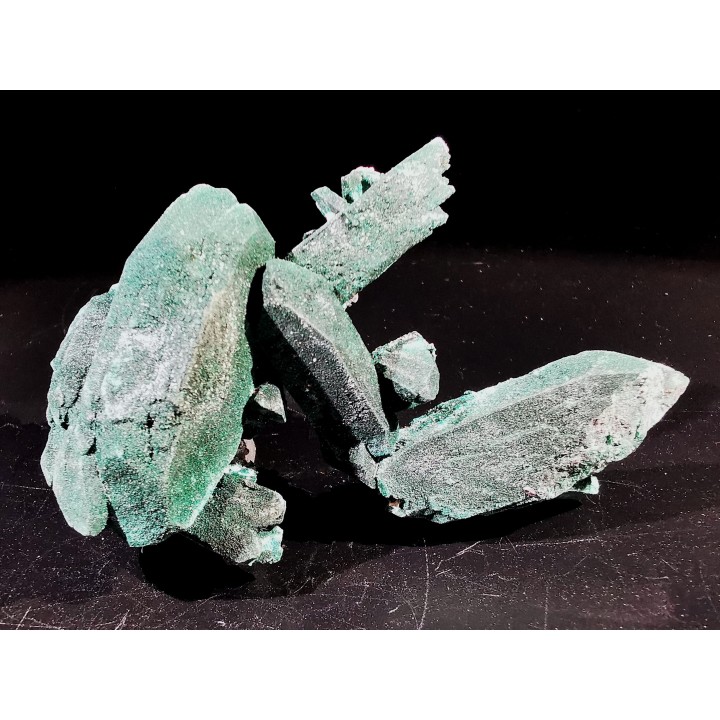 association de cristaux biterminés de Malachite   Tsuneb, Namibie