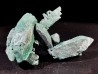 association de cristaux biterminés de Malachite Tsuneb, Namibie