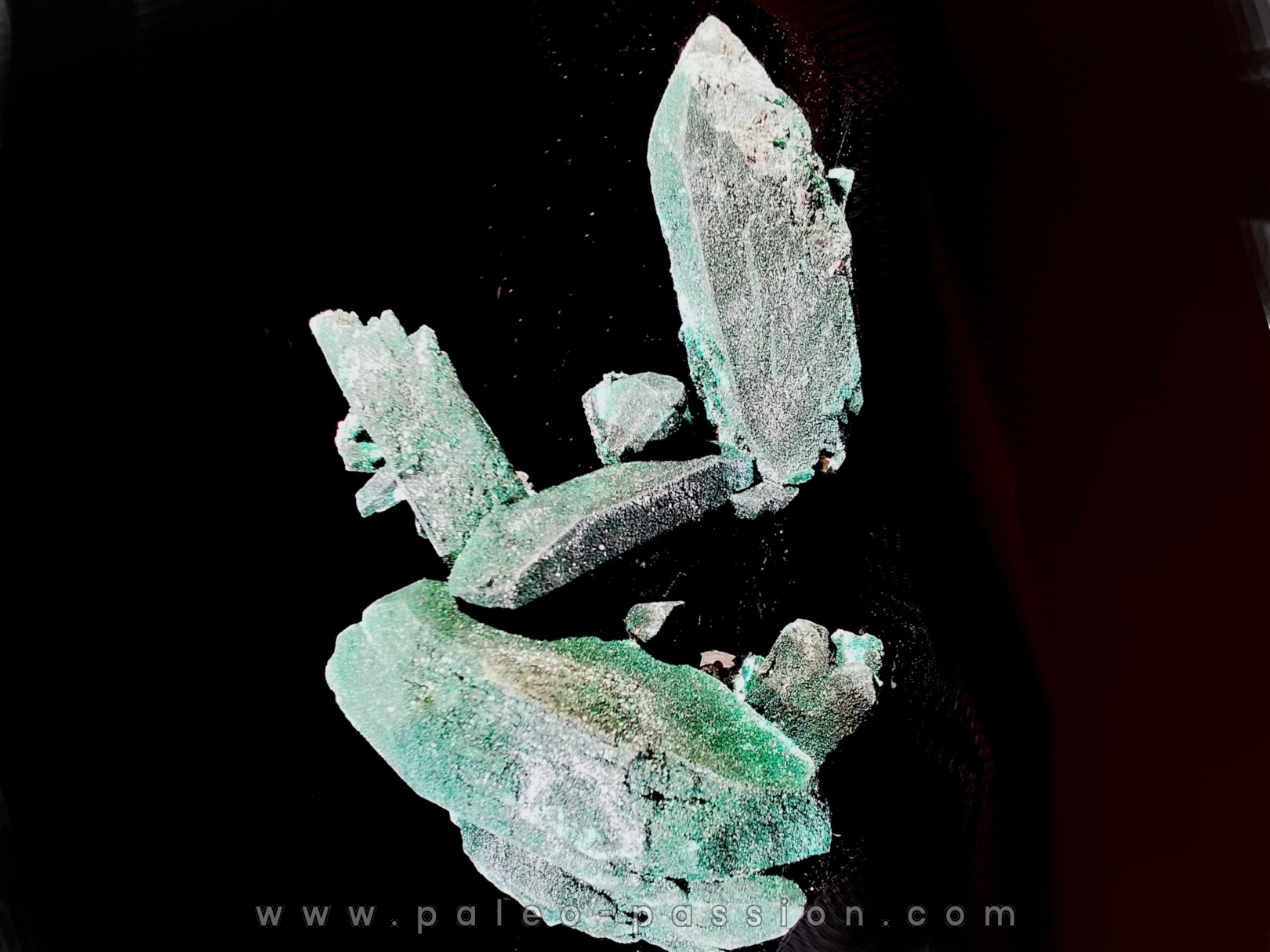 TOP cristal bitermine of Malachite Tsuneb, Namibie