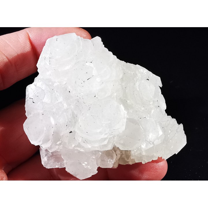 Calcite "pile d'assiettes" - mine de Hayange, Moselle - FRANCE