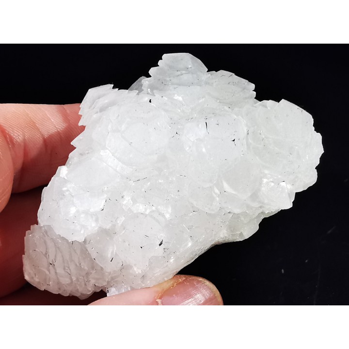 Calcite "pile d'assiettes" - Hayange mine, Moselle - FRANCE