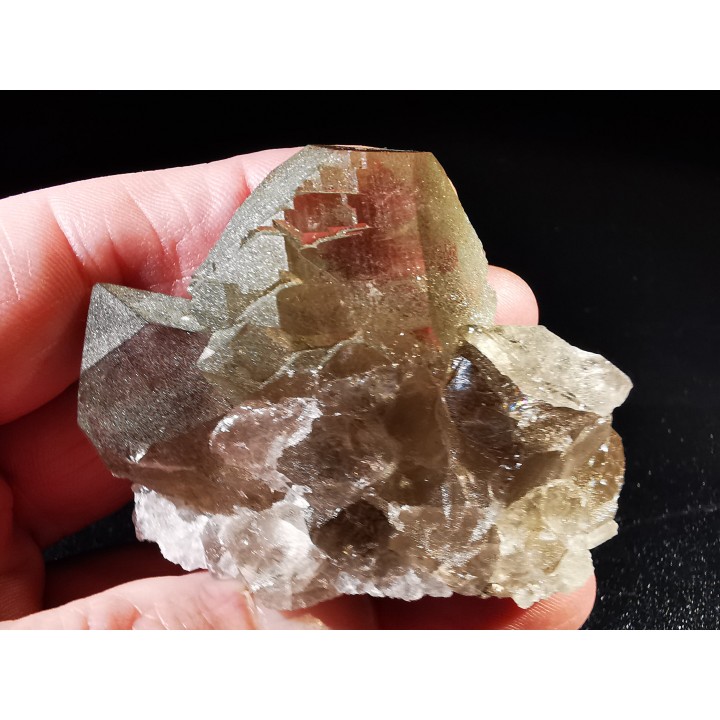 Quartz fumé  Les Rochassiers - MONT BLANC - FRANCE