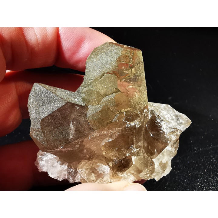 Quartz fumé  Les Rochassiers - MONT BLANC - FRANCE