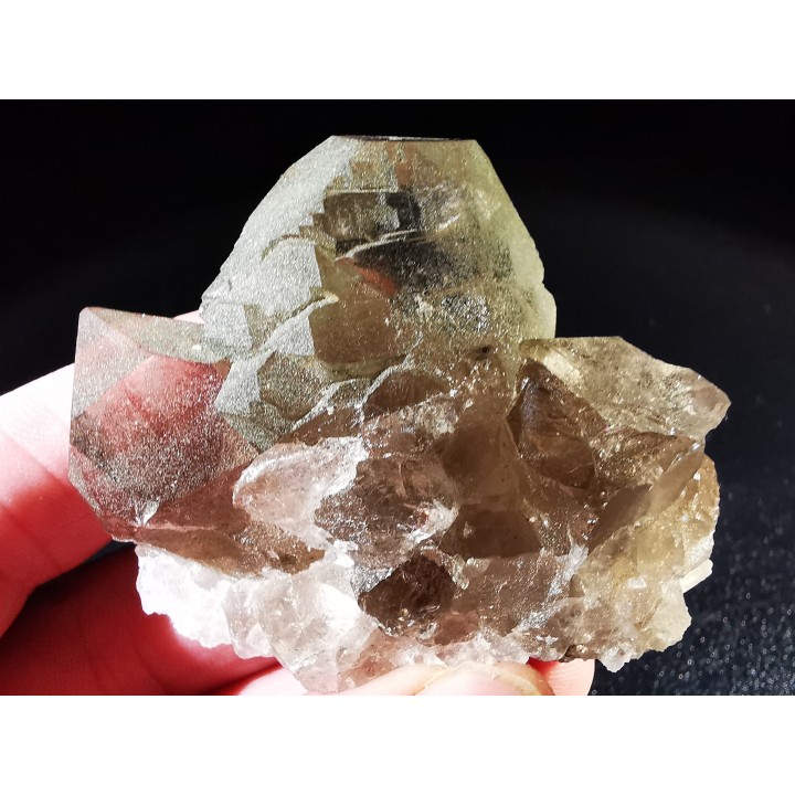 Quartz fumé  Les Rochassiers - MONT BLANC - FRANCE