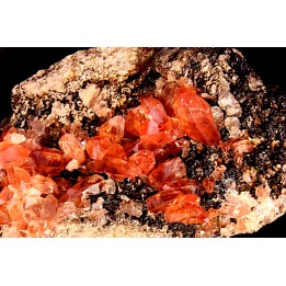 Rhodochrosite - Uchucchacua mine, Peru