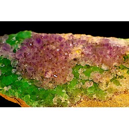 AMETHYSTE sur FLUORITE VERTE - Nancy Hanks Claim  Mesa Co., Colorado -USA