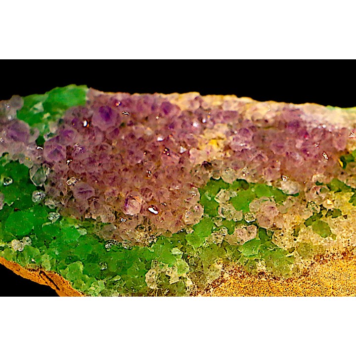 AMETHYSTE WITH GREEN FLUORITE  Nancy Hanks Claim  Mesa Co., Colorado -USA