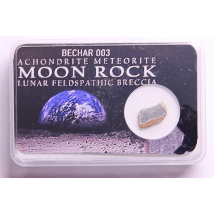 Météorite: Lunar bréche feldspath - Bechar003