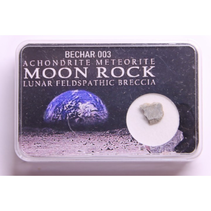 Météorite: Lunar bréche feldspath - Bechar003