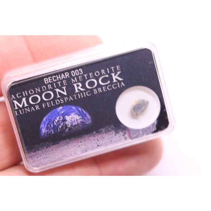 Météorite: Lunar bréche feldspath - Bechar003
