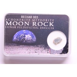 Météorite: Lunar bréche feldspath - Bechar003