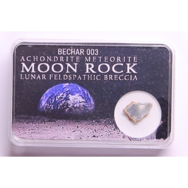 Météorite: Lunar bréche feldspath - Bechar003