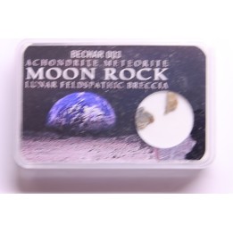 Météorite: Lunar bréche feldspath - Bechar003