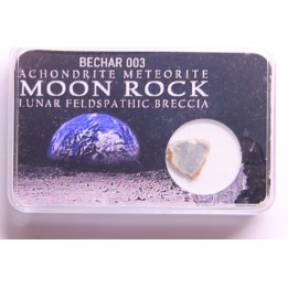Météorite: Lunar bréche feldspath - Bechar003