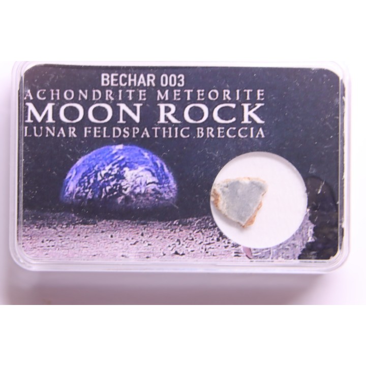 Météorite: Lunar bréche feldspath - Bechar003