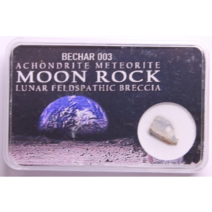 Météorite: Lunar bréche feldspath - Bechar003