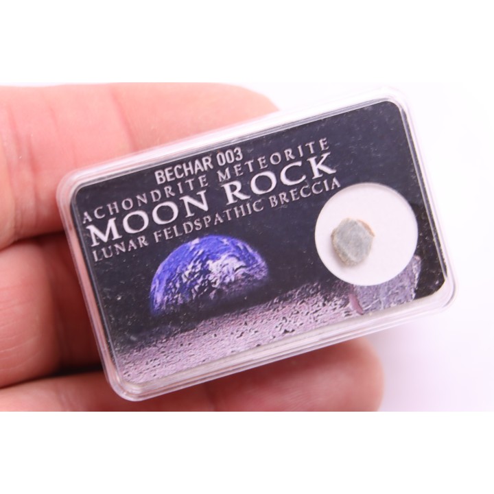 Météorite: Lunar bréche feldspath - Bechar003