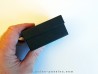 coffret cartonné noir (B18) pour presentation de  fossiles ou mineraux