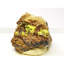 Liebigite from Mas d'Alary, Lodève, France