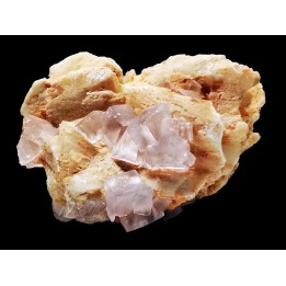 fluorite incolore et baryte de Berbes, Espagne