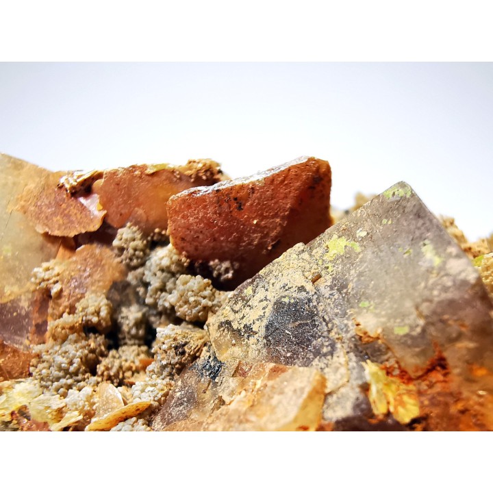fluorite et wulfénite de Lantignié (69), France
