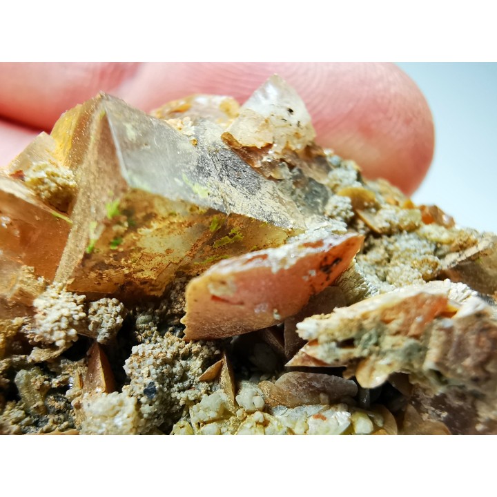 fluorite et wulfénite de Lantignié (69), France