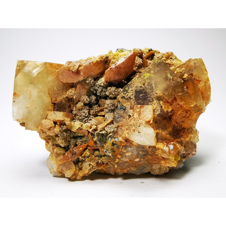 fluorite et wulfénite de Lantignié (69), France