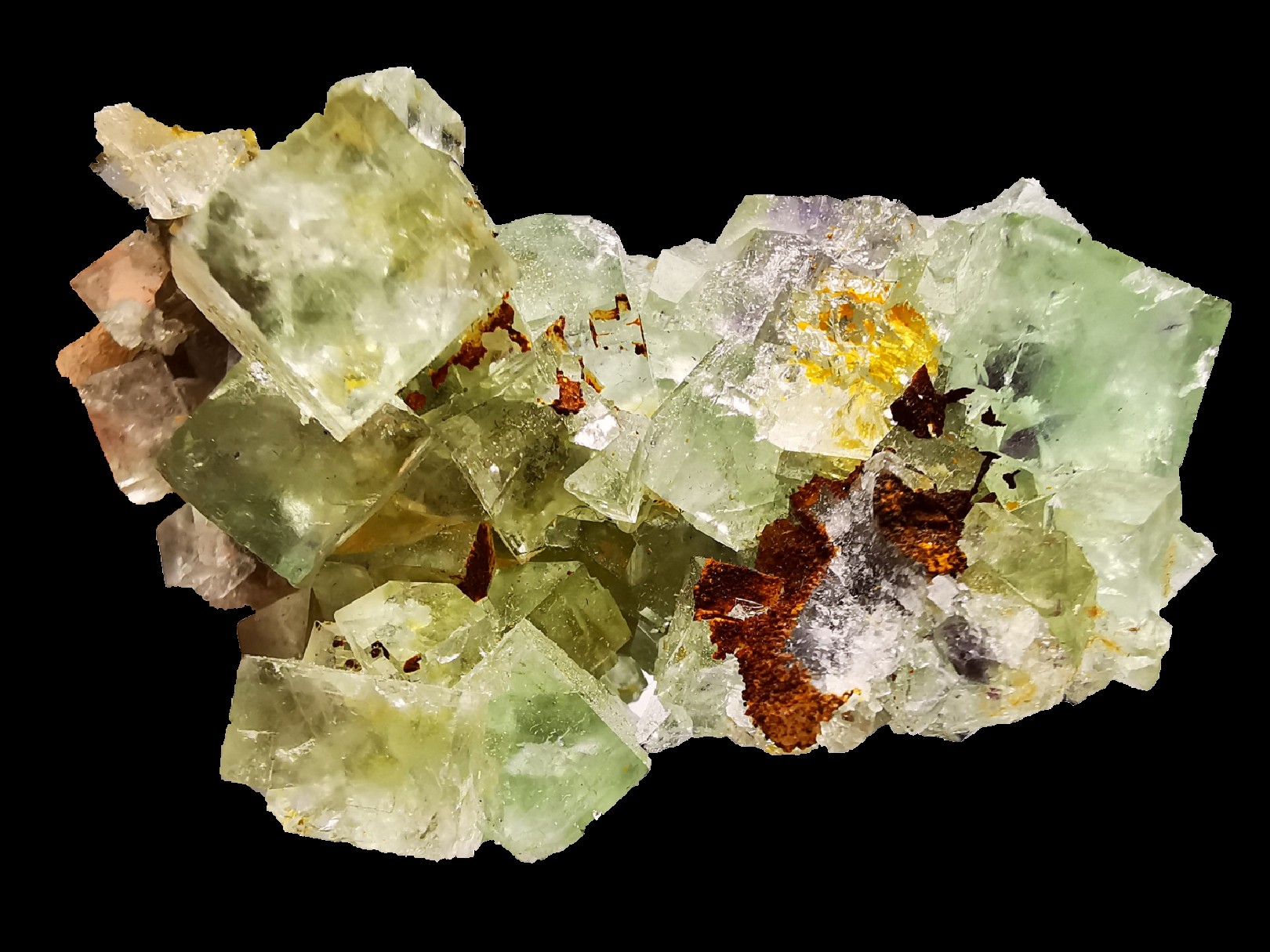 fluorite verte, région de Choir, Mongolie
